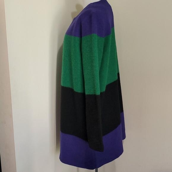 Max Studio - Wool Blend Open Front Duster/Coat - Size M - Picture 4 of 7